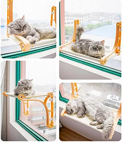 Гаката Мачка Прозорец Седалото Мачка Прозорец Импровизирана Лежалка За Затворен Кревет За Мачки Кревет За Мачки За Внатрешен Прозорец За Мачки