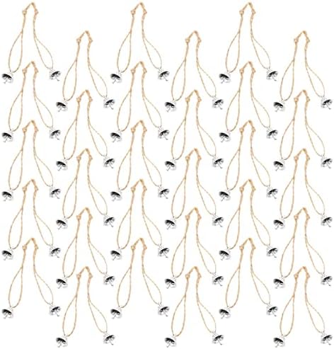 Housoutil DIY комплети Божиќни украси Стринг: 100 парчиња украси јажиња со кука за кука прецизно висечки јажиња Божиќни украси за божиќни