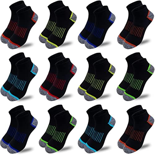 Чорапи на момчиња ameамегио, 12 пара детски чорапи со ниско ниво на перница