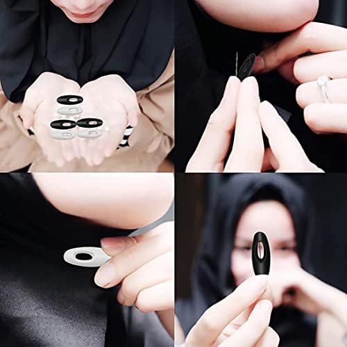 Nirelief Бруши за дами прстени за шал и клипови за жени хиџаб иглички смола за безбедност иглички, дами облекуваат брошеви брошевици