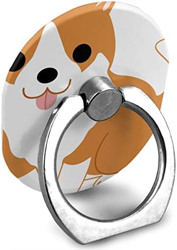 Телефонски штанд толку симпатични кучиња прстен мобилен телефон Стенд прилагодлив 360 ° држач за ротација на прсти за iPad, поттикне,