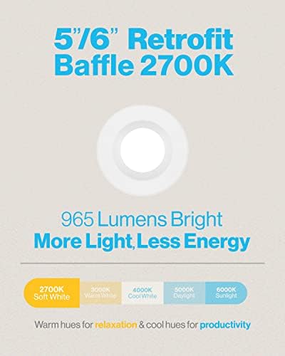 Sunco LED Вдлабнато Осветлување 6 Инчи, 2 Пакувања 2700k Мека Бела 50,000 Час Живот, Затемнети Светла За Конзерви , Преградни