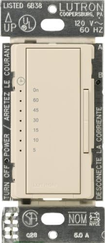 Прекинувач за тајмер за одбројување на местро за халоген и блескаво светилки, 5-засилувач на светлина/3-засилувач на вентилаторот, единечен пол