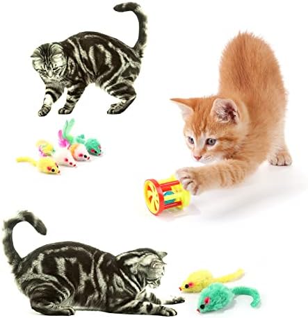 VVUXCTRL CAT TOYS, CAT играчки сорта со разновидност, со сорта за мачки за мачки со мачки со разновидност на мачки ， играчки за мачки за мачки
