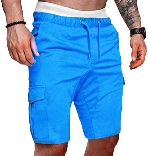 Ангонџивел машка еластична половината џогери тренингот тенок вклопување во теретани шорцеви панталони за атлетски тренинзи