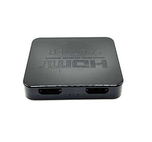 Ushub HDMI Splitter 1 во 2 Out 4K, HDMI Splitter 1 до 2 засилувач за Full HD 1080P 3D