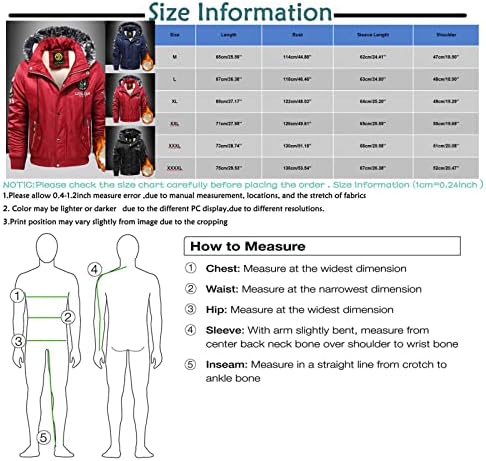 ADSSDQ плус големина јакна мажи со долга ракав случајна зимска надворешна удобна јакна тешка графичка топли дуксери1111