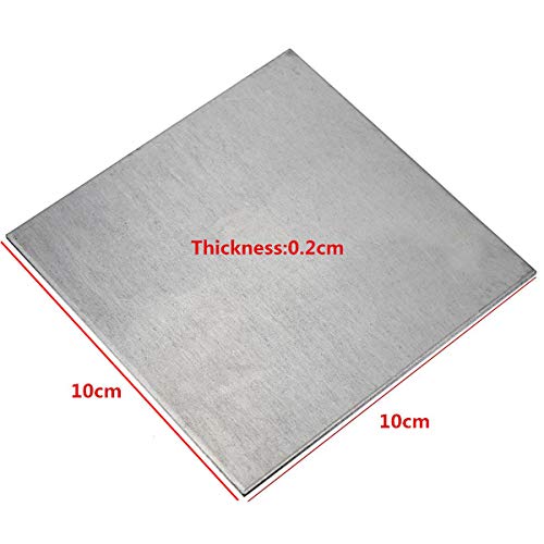 LTKJ 100MMX100MMX2MM Сребрена TC4/GR5 2мм дебела титаниум легура метална плоча Ti лист
