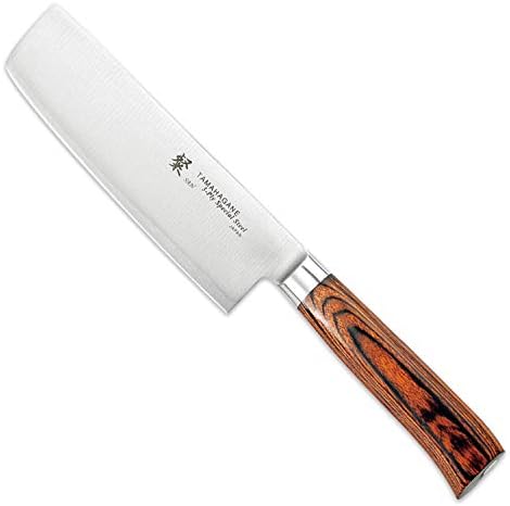 Тамахагане Сан СН -1165H - 7 инчи, нож од зеленчук од 180мм Накири