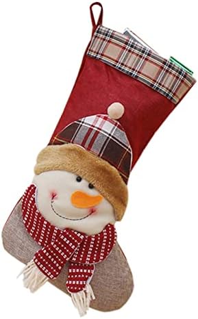 XIOS 2022 Божиќни чорапи. Торба за божиќни чорапки и божиќни чорапи за украси за забави и Божиќни црвени црвени дискови Дискотеки за забава