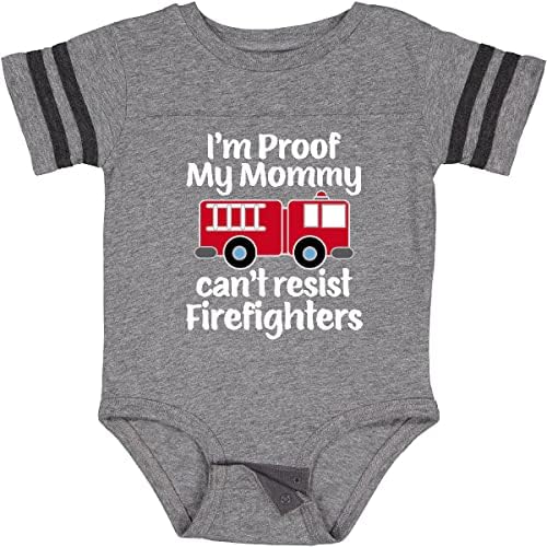 инктастичен Пожарникар Тато Бебе Пожарникар Бебе Боди