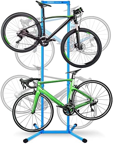 Гаража за складирање со 4 велосипеди на Гохнер, 4 велосипедски решетки за велосипеди, прилагодлива за велосипедски велосипеди