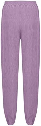 Jielayou 2023 џемпери за жени Еластична половината јога затегнати панталони лабави атлетски џогери панталони Дечки работи Панталони