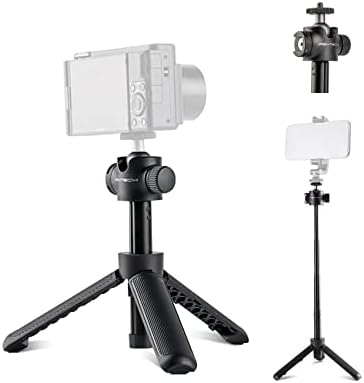 PGYTECH EXTASHION POLE TRIPOD за камери без огледала, мини селфи стап преносен пат за патување во веб -камера, монтирање на мали столбови