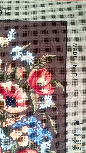 Иглиот точки насликано платно броеше вкрстено бод таписерија комплет Гобелин - дама со цвеќиња. 18 x24 14.848 од Гобелинл