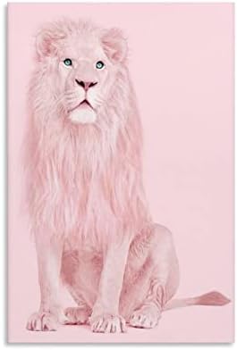 Уметнички розови лавови печати ретро апстрактно масло за сликање на масло естетска уметност постер дневна соба дневна тремот Д платно сликарство