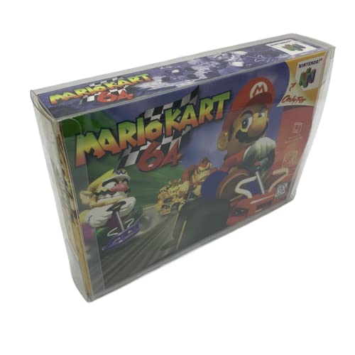 Cartridge Cartridge Cartridge Cartridge Mario Kart 64 за кертриџ N64 / кутија / послужавник / ПЕТ (без прирачник? NTSC верзија