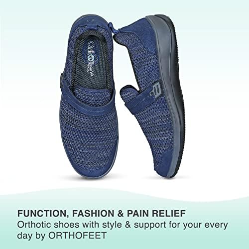Ортофете иновативни плантарни фасцитис чевли за жени - идеални за олеснување на болката во потпетици. Терапевтски чевли за одење со поддршка
