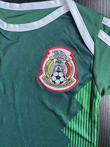 Мексико Фудбал Фудбал Футбол Национална репрезентација за новороденчиња бебешки тела, дрес на маички за момчиња девојчиња крпа