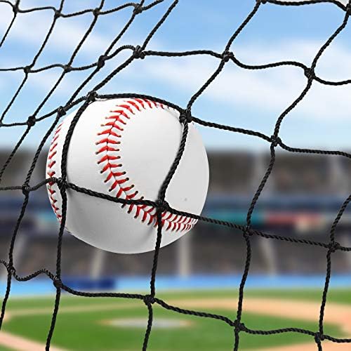 Wiseek Бејзбол Софтбол Бекстоп Мрежи, Тешки Спортски Мрежи Бариера 18 Најлон Бејзбол Мрежа 10'x20 '/10'x30'