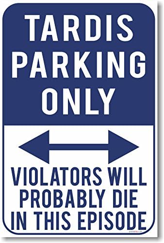 Само паркирање на ТАРДИС - нов постер за шега со хумор
