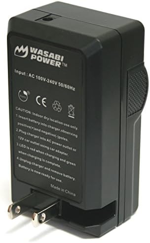 Батерија и полнач за напојување Wasabi за Sanyo DB-L80, DB-L80AU, VPC-CA100, VPC-CA102, VPC-CG10, VPC-CG100, VPC-CG102, VPC-CG20,