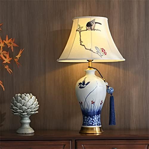 FKSDHDG Кинеска табела за ламба Класична дневна соба студија за декоративни вазни керамички американски мајстори спални кревети