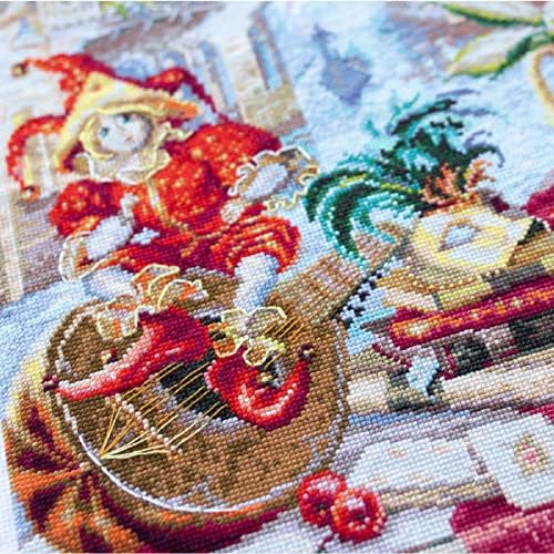 Волшебна игла Zweigart Edition Counted Cross Stitch комплет Венеција карневал 30 x 45 см