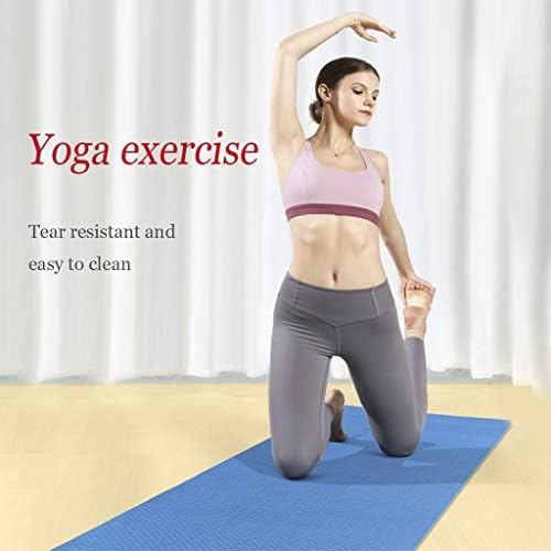 Ssdxy јога душеци, класичен про јога мат еко пријателски не -лизгачки фитнес вежба Мат за јога, пилатес и вежби за подот