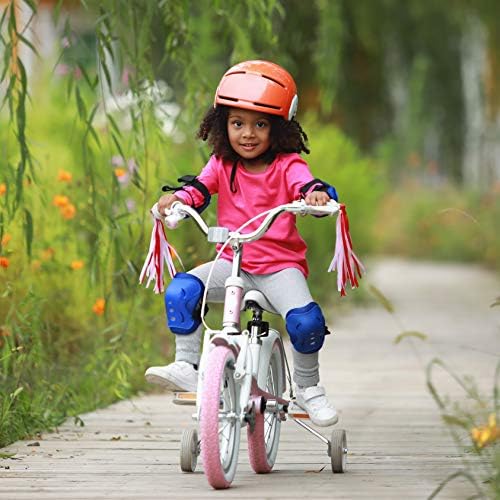 Сегвеј Деветбот 14 Деца Велосипед Возраст 2-7, w/Тркала За Обука, Целосна Заштита На Безбедносниот Синџир, Гуми За Апсорпција На Удари