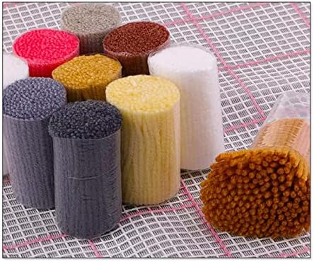 Комплет за килим со кука за заклучување DIY недовршено капчиња, комплет за килим со кука за кука, теми за цртани теми за везење 52 × 38 см