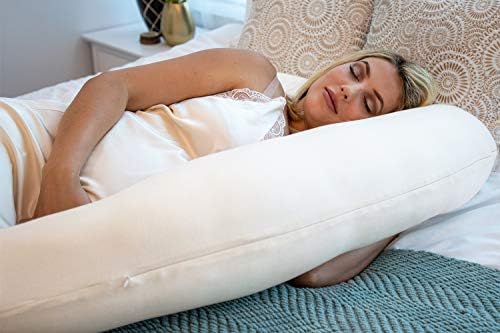 Перница за органска бременост во фармадекок - Перница за породилно тело во облик на облик - органски памук целосна перница за тело