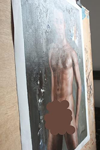 Dongyeeart Машко голи уникатно/оригинално масло за сликање на платно ликовна уметност згодни мажи рачно занаетчиски масло за масло за домашно