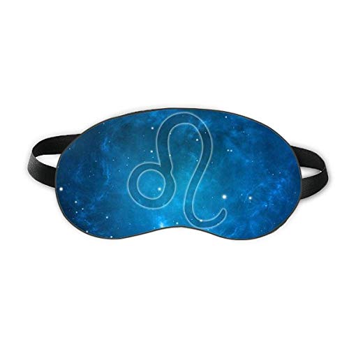 Starry Sky Night Leo Zodiac Constellation Sleep Eye Shield Shield Soft Night Blindfold Shade Cover