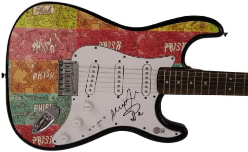 Треј Анастасио и Мајк Гордон Бенд потпишаа автограм со целосна големина One-Of-A-Kind 1/1 Fender Stratocaster Electric Guitar C With