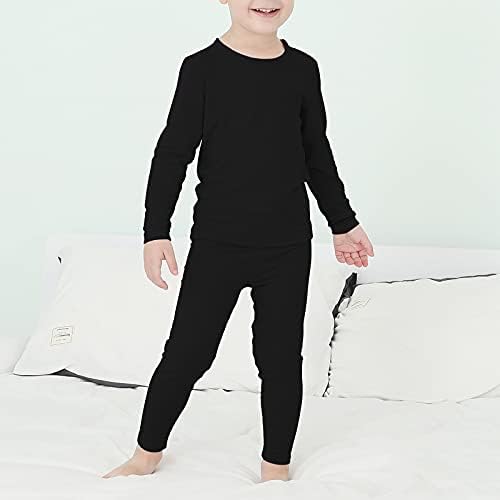 Американски трендови Детска термичка долна облека Поставете ултра меки деца долги nsонс поставува мали слоеви на мали деца за момчиња девојчиња