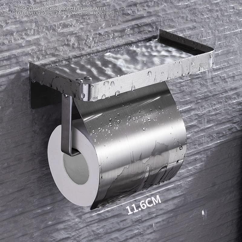 Nerdoh N/A wallиден самостојно лепило од не'рѓосувачки челик држач за тоалети за бања и кујна