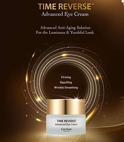 Everglam Time Reverse Eye Cream | Премиум К-кинески корејски крем за очи со електрична енергија против стареење пептиди