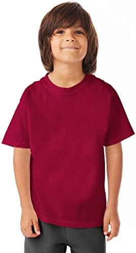 Младинска Ханес 5,5 мл, маица со памучна облека со памучна облека