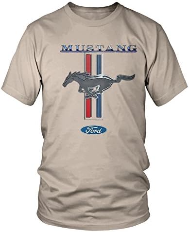 Лого на мажите Форд Мустанг на Амдеско, официјално лиценцирана маица за дизајн на Форд