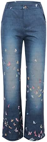 Женски медиум на обични панталони за женски модни мулти печатени обични лабави панталони удобни женски пантолони ромпер