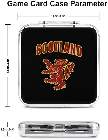 Шкотска распространета лавовска игра за складирање на картички, кутија за организатор на организатор за нинтендо прекинувач