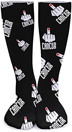 ПЛЕВЕЛATАМ Рак Дебели Чорапи Новина Смешно Печатење Графички Обични Чорапи Со Топла Средна Цевка За Зима
