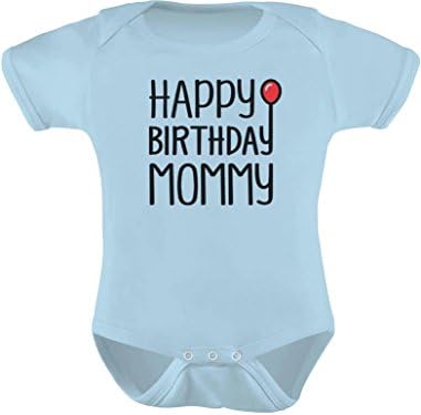 TSTARS среќен роденден мама облека за новороденче за новороденче Подарок бебе девојче момче боди панталони