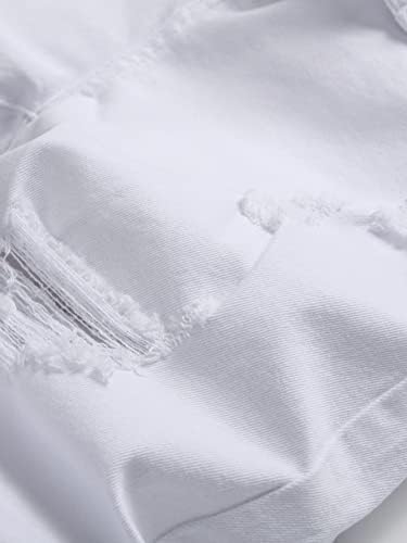 Вердуза Машки искинати потресени фармерки со тексас од високи половини