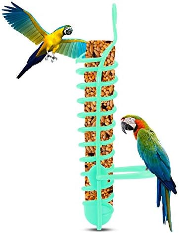 Антилог папагали фидер, папагали корпа за фидерс пластична храна овошје за хранење на столб за држач за миленичиња за миленичиња