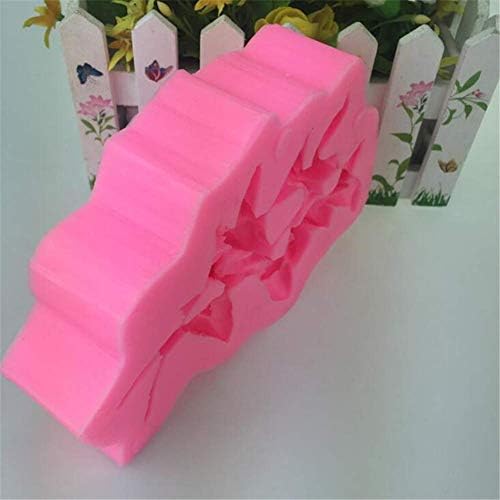 Sugarcraft роза цвет силиконски калап DIY 3D Фондант калап торта торта за украсување алатки торта колаче полимер глинено печење