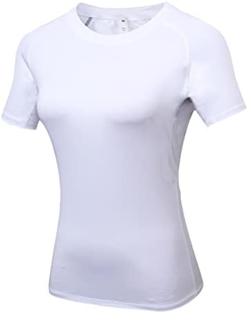 Женска фитнес атлетска обична маица за вежбање јога Брзо сув топ 3 пакет