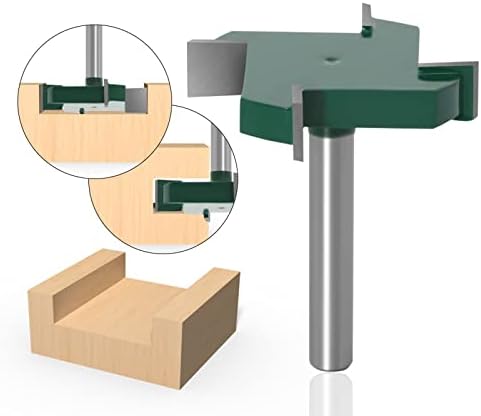 MMOOCO End Mills, Shank Edge Type Slotting Cutter Cutter Woodworking Tool Router Bits за дрво индустриско одделение за мелење на мелење