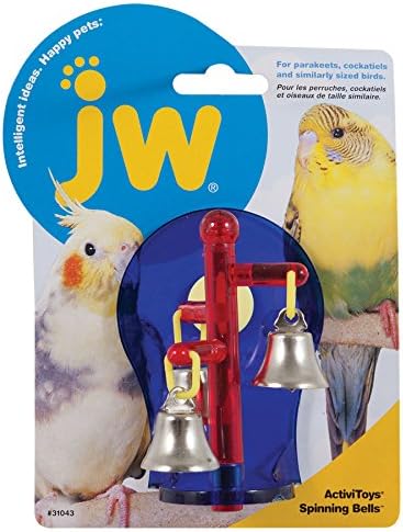JW Company Company Company ActiveToys кои вртат bellвонари за птици, разновидни бои
